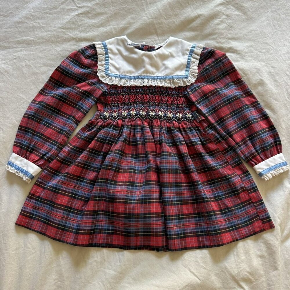 Plaid Vintage Dress (4T)
